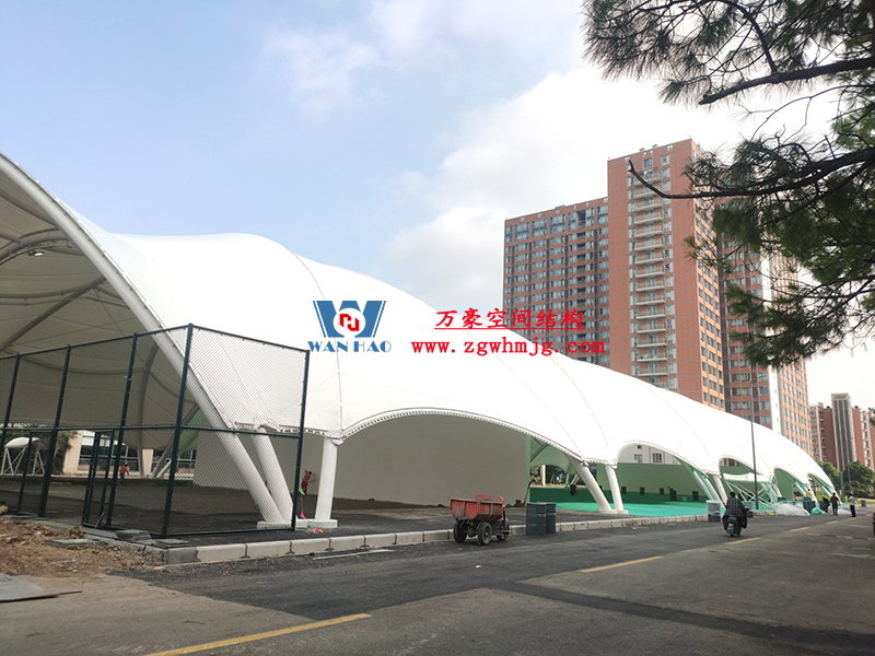 篮球场膜结构