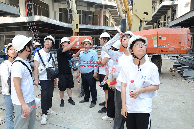 嘉兴长安里ETFE气枕钢膜结构顶棚工程现场学习观摩会 嘉兴长安里ETFE气枕钢膜结构顶棚工程现场学习观摩会