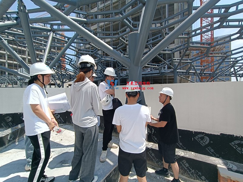 嘉兴长安里ETFE气枕钢膜结构顶棚工程现场学习观摩会 嘉兴长安里ETFE气枕钢膜结构顶棚工程现场学习观摩会
