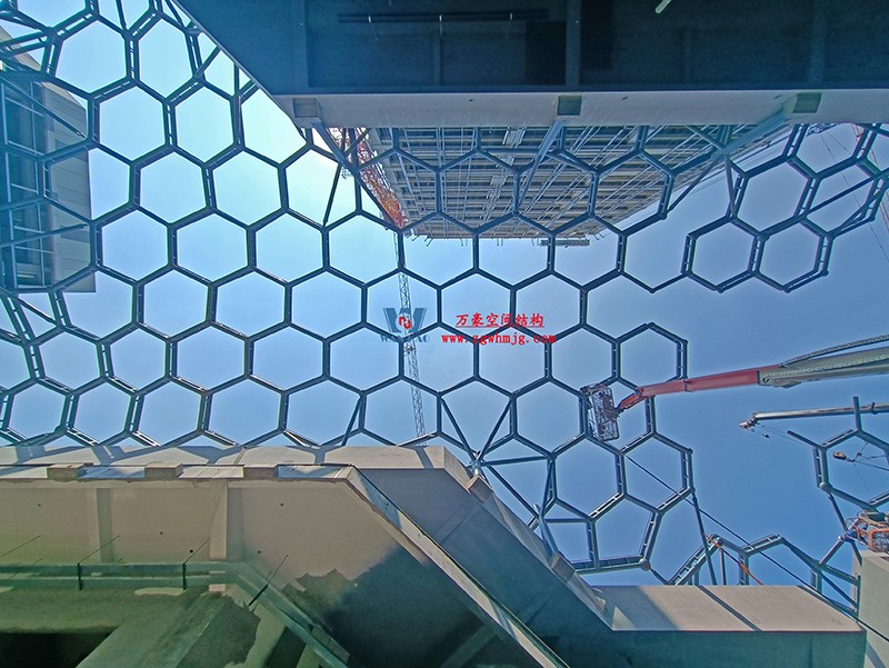 嘉兴长安里ETFE气枕钢膜结构顶棚工程现场学习观摩会 嘉兴长安里ETFE气枕钢膜结构顶棚工程现场学习观摩会