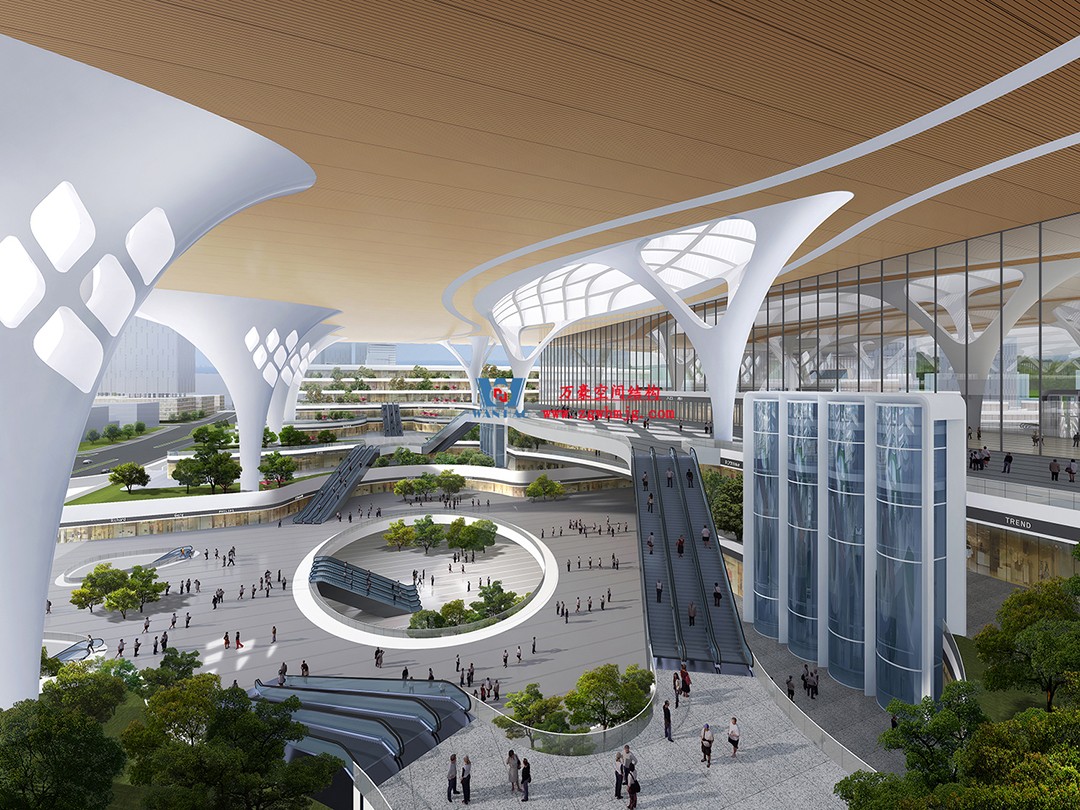 充满地域性元素和文化特点的重庆东站 充满地域性元素和文化特点的重庆东站