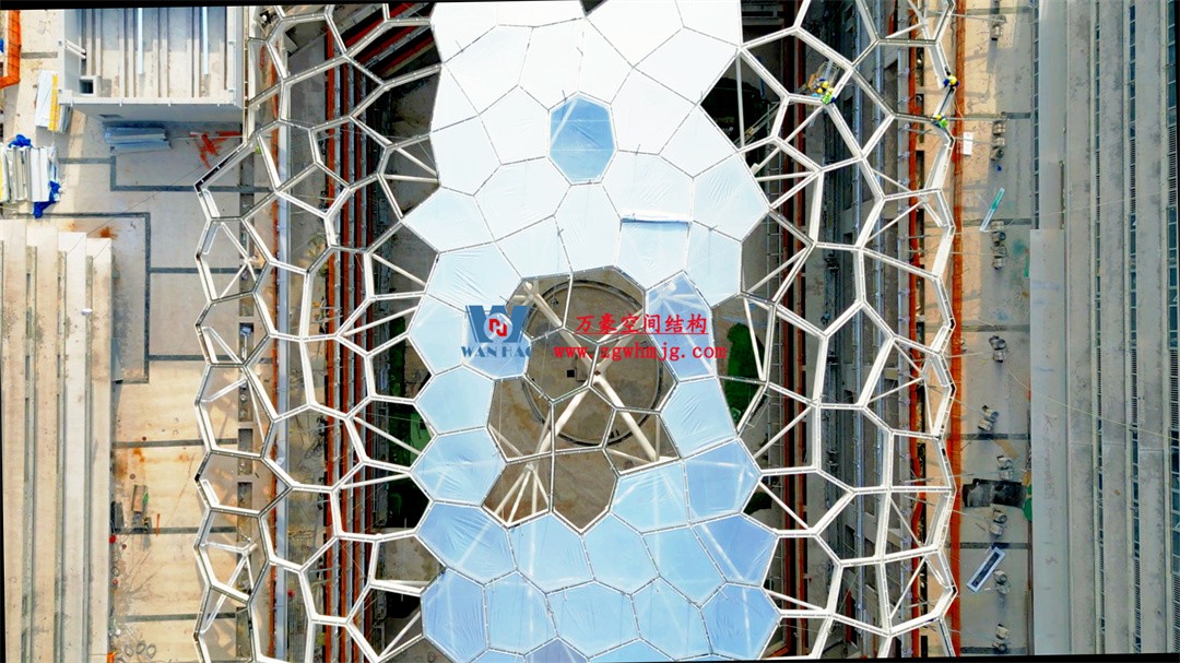 浙江萬豪空间结构集团有限公司安吉云安里项目膜结构工程进展报告 浙江萬豪空间结构集团有限公司安吉云安里项目膜结构工程进展报告