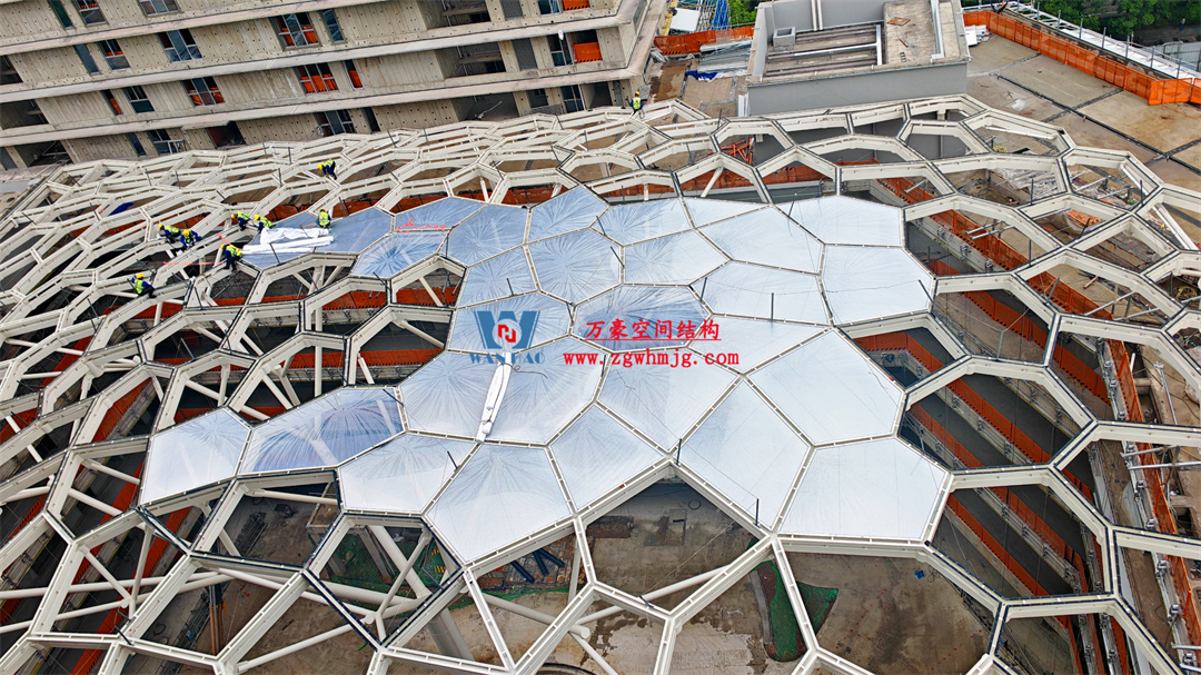 浙江萬豪空间结构集团有限公司安吉云安里项目膜结构工程进展报告