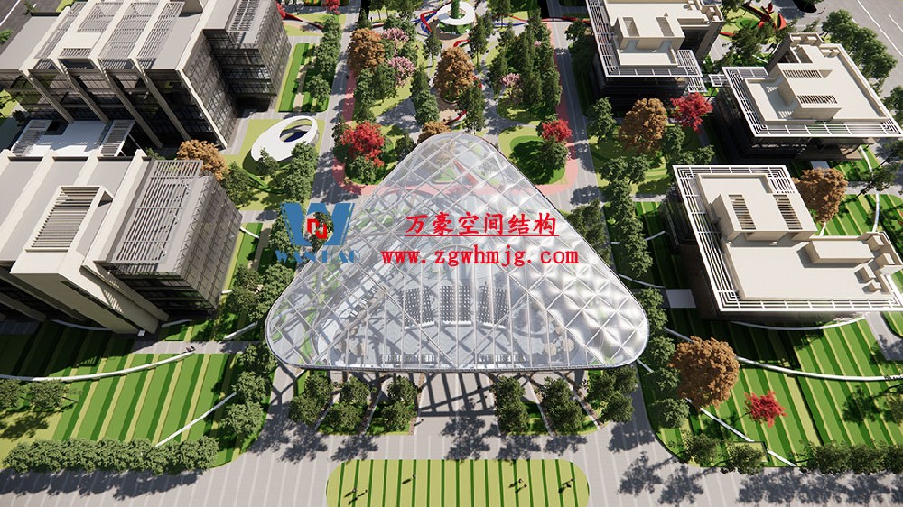 山东高端化工研究院项目ETFE膜结构工程