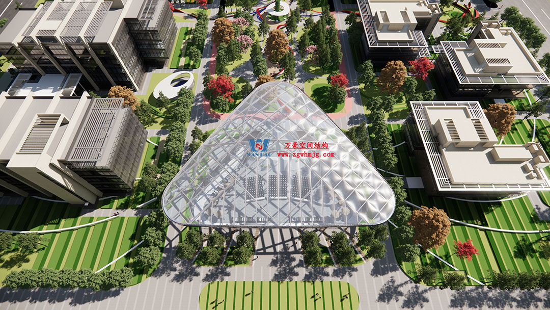 ETFE气枕膜与双曲面空间网壳结构结合是什么样?一起来一睹真容 ETFE气枕膜与双曲面空间网壳结构结合是什么样?一起来一睹真容