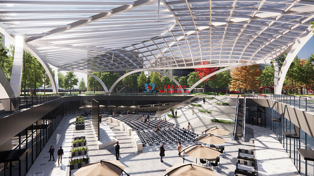 ETFE气枕膜与双曲面空间网壳结构结合是什么样?一起来一睹真容 ETFE气枕膜与双曲面空间网壳结构结合是什么样?一起来一睹真容