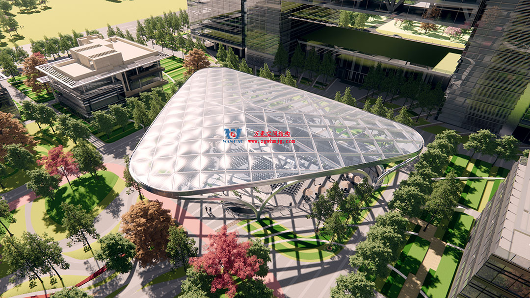 ETFE气枕膜与双曲面空间网壳结构结合是什么样?一起来一睹真容 ETFE气枕膜与双曲面空间网壳结构结合是什么样?一起来一睹真容