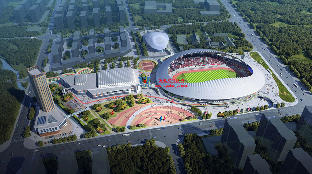 萬豪中标-山东蓬莱PEFE膜结构体育场 萬豪中标-山东蓬莱PEFE膜结构体育场