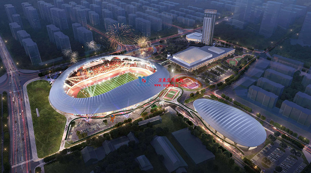 萬豪中标-山东蓬莱PEFE膜结构体育场 萬豪中标-山东蓬莱PEFE膜结构体育场