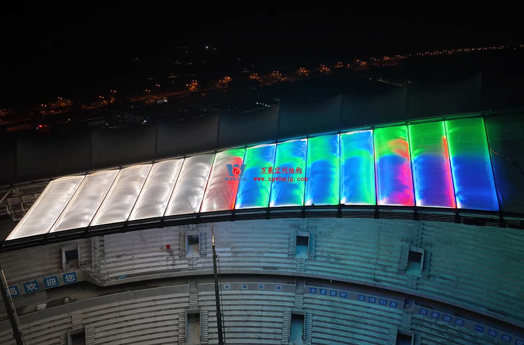 太湖之畔,华灯初上|无锡奥体中心施工加速 太湖之畔,华灯初上|无锡奥体中心施工加速