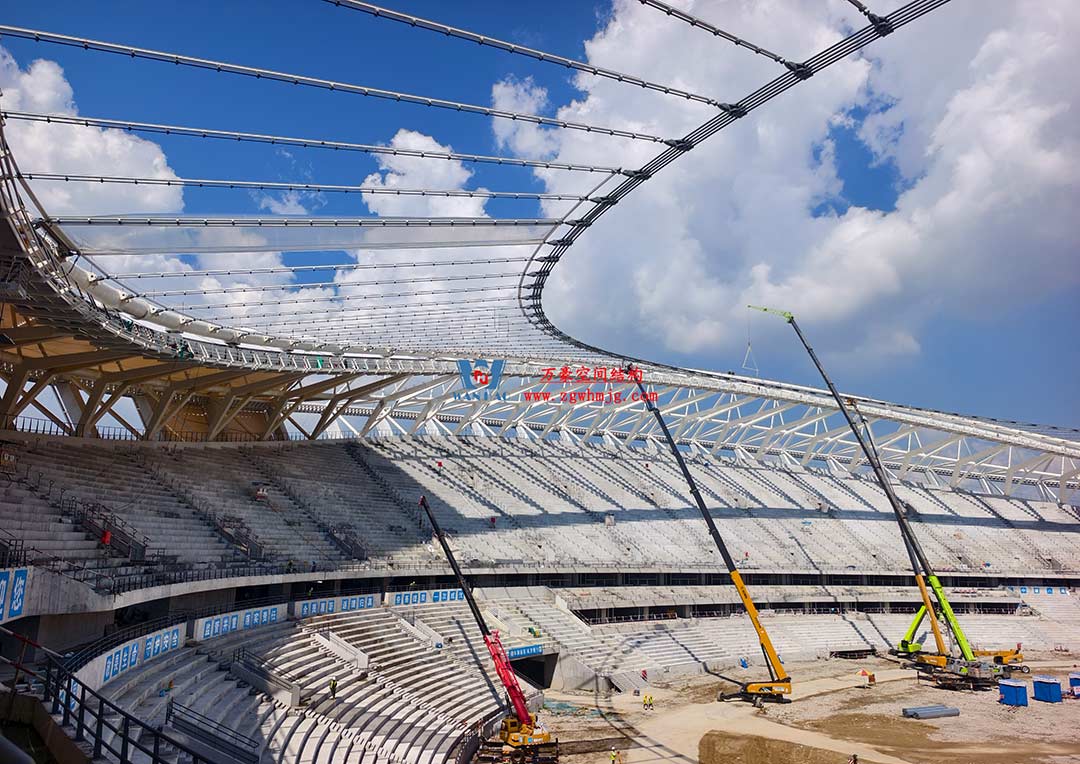 太湖之畔,华灯初上|无锡奥体中心施工加速 太湖之畔,华灯初上|无锡奥体中心施工加速