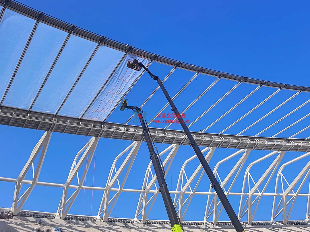 太湖之畔,华灯初上|无锡奥体中心施工加速 太湖之畔,华灯初上|无锡奥体中心施工加速