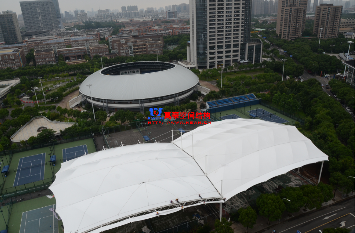 鄞州网球场膜结构