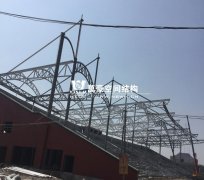 横店影视城海岳开襟看台钢结构阶级